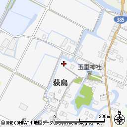 福岡県大川市荻島254周辺の地図