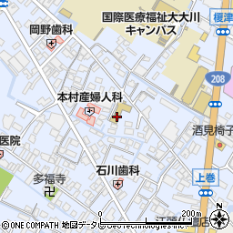 福岡県大川市榎津39-1周辺の地図