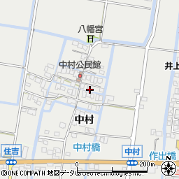 佐賀県佐賀市中村677周辺の地図