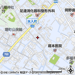 福岡県大川市榎津444周辺の地図