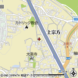 大分県大分市上宗方1373周辺の地図