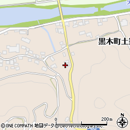 福岡県八女市黒木町土窪824周辺の地図