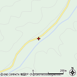 愛媛県北宇和郡松野町富岡857周辺の地図