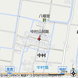 佐賀県佐賀市中村738周辺の地図
