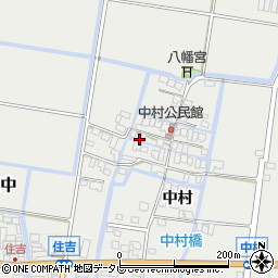 佐賀県佐賀市中村730-1周辺の地図