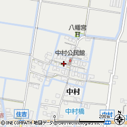 佐賀県佐賀市中村736周辺の地図