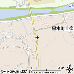 福岡県八女市黒木町土窪826周辺の地図