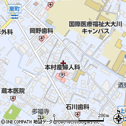 福岡県大川市榎津297-3周辺の地図