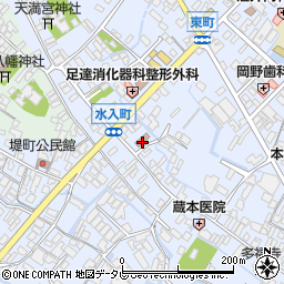 榎津町公民館周辺の地図
