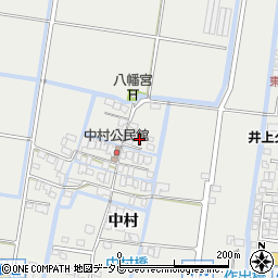 佐賀県佐賀市中村665-3周辺の地図
