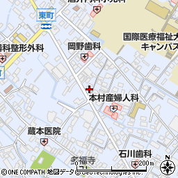 福岡県大川市榎津300周辺の地図