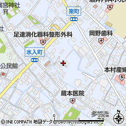 福岡県大川市榎津346周辺の地図