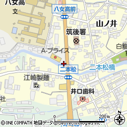 福岡県筑後市和泉253-4周辺の地図