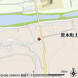 福岡県八女市黒木町土窪813周辺の地図