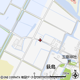 福岡県大川市荻島375周辺の地図