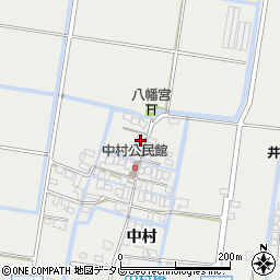 佐賀県佐賀市中村740-1周辺の地図