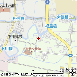 福岡県八女市高塚212周辺の地図