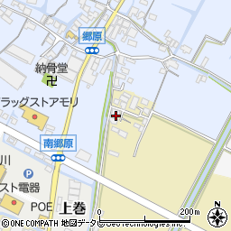 福岡県大川市北古賀316周辺の地図