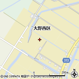 佐賀県佐賀市大野西区周辺の地図