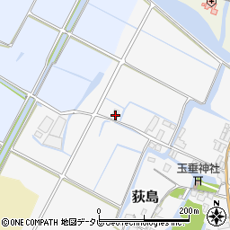 福岡県大川市荻島375-3周辺の地図