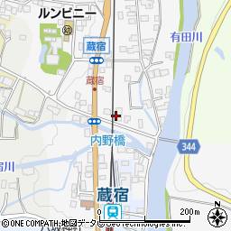 蔵宿公民館周辺の地図