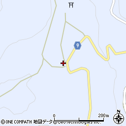 大分県日田市前津江町大野951周辺の地図