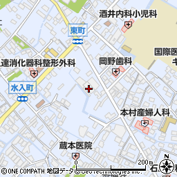 大川信用金庫　本店周辺の地図