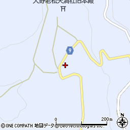 大分県日田市前津江町大野856周辺の地図