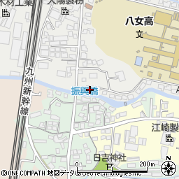福岡県筑後市和泉698-2周辺の地図