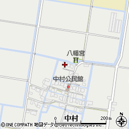 佐賀県佐賀市中村747周辺の地図