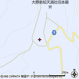 大分県日田市前津江町大野955周辺の地図