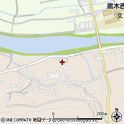 福岡県八女市黒木町土窪1419周辺の地図