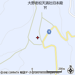 大分県日田市前津江町大野953周辺の地図