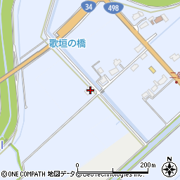 佐賀県武雄市橘町大字片白406-2周辺の地図