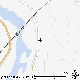 高知県四万十市西土佐半家379周辺の地図