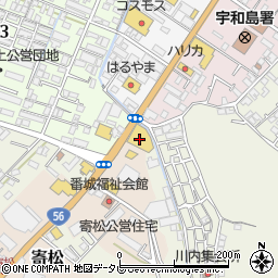 愛媛トヨタ自動車ＴｏＰ　Ｔｏｗｎ宇和島周辺の地図