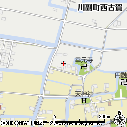佐賀県佐賀市川副町大字西古賀895周辺の地図