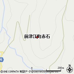 大分県日田市前津江町赤石周辺の地図