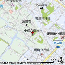 小保公民館周辺の地図