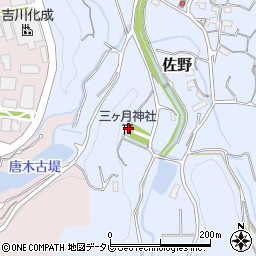 三ヶ月神社周辺の地図