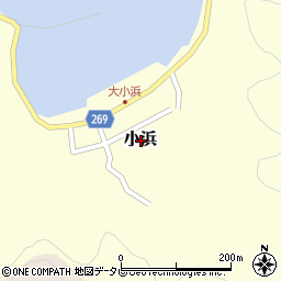 〒798-0092 愛媛県宇和島市小浜の地図