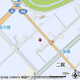 佐賀県武雄市橘町大字片白362-2周辺の地図