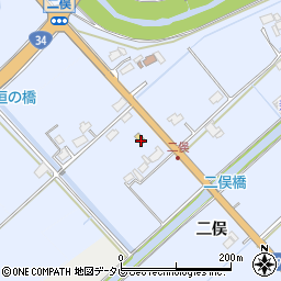佐賀県武雄市橘町大字片白358-1周辺の地図