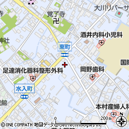 福岡県大川市榎津313周辺の地図