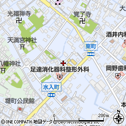 小川楽器株式会社　大川店周辺の地図