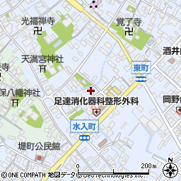 福岡県大川市榎津820周辺の地図