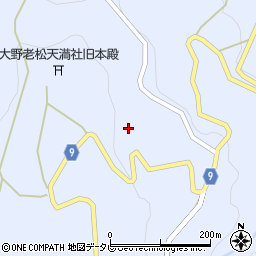 大分県日田市前津江町大野824周辺の地図
