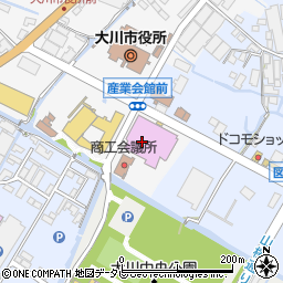 大川家具工業会協組周辺の地図