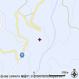 大分県日田市前津江町大野764周辺の地図
