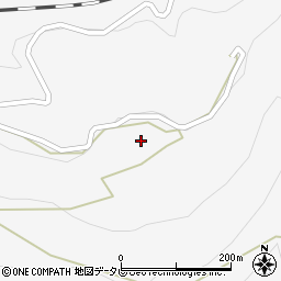 高知県四万十市西土佐半家675-2周辺の地図